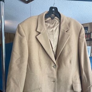 BROOKS BROTHERS CAMEL BLAZER SIZE 14